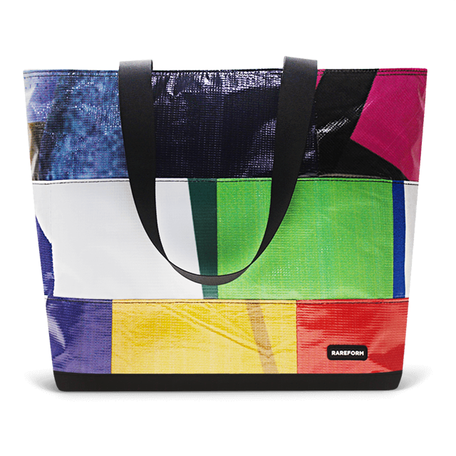 Patchwork Zippered Blake Tote