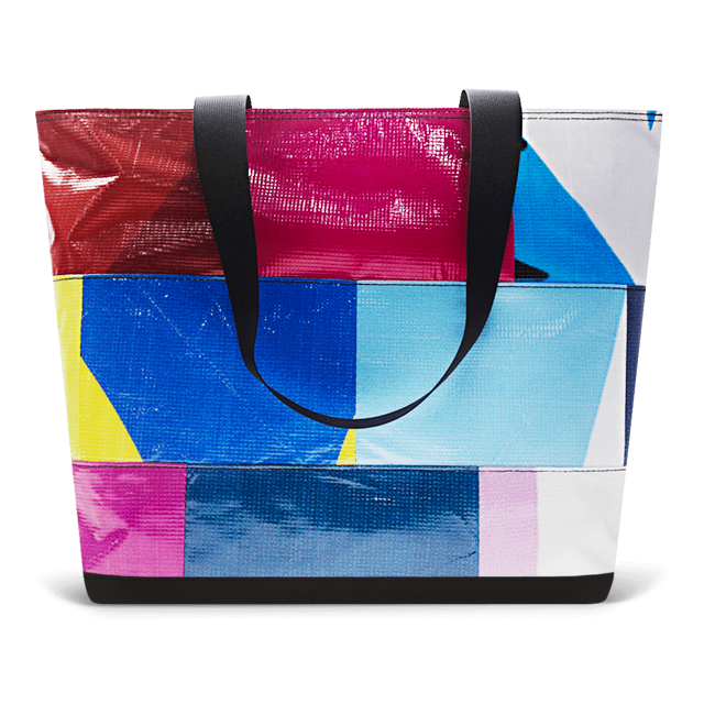 Patchwork Zippered Blake Tote