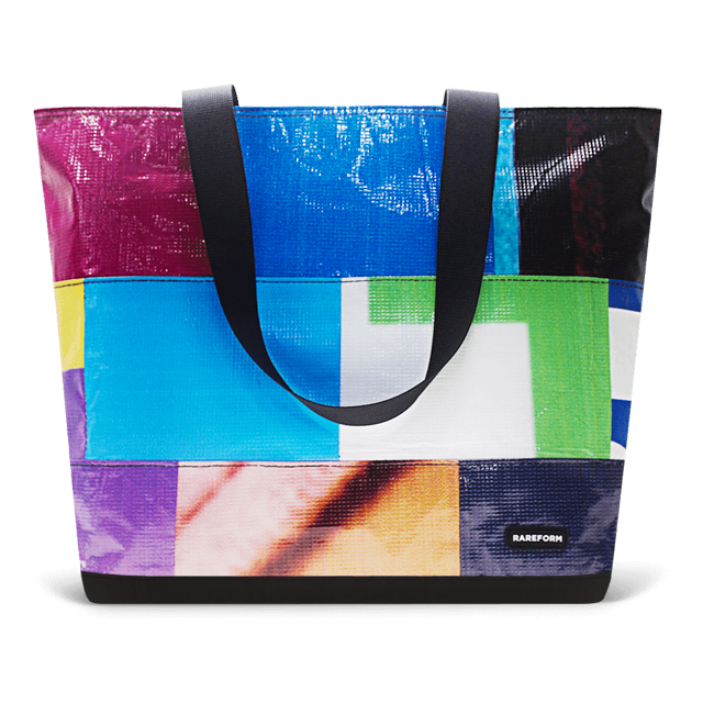 Patchwork Zippered Blake Tote
