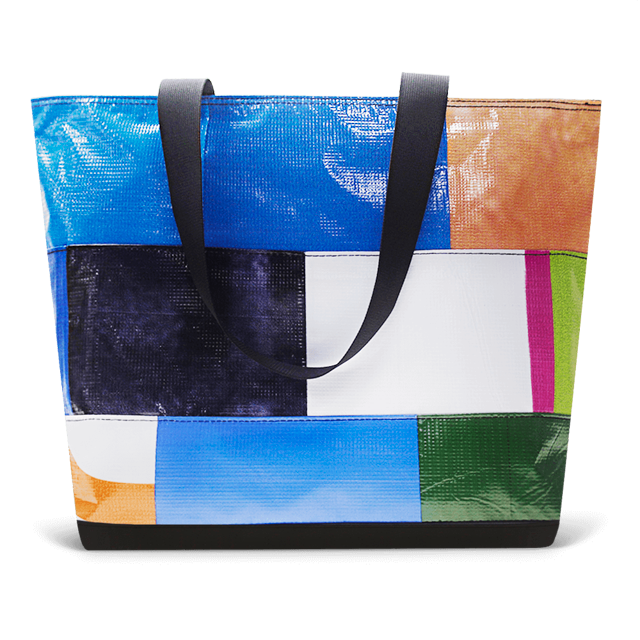 Patchwork Zippered Blake Tote