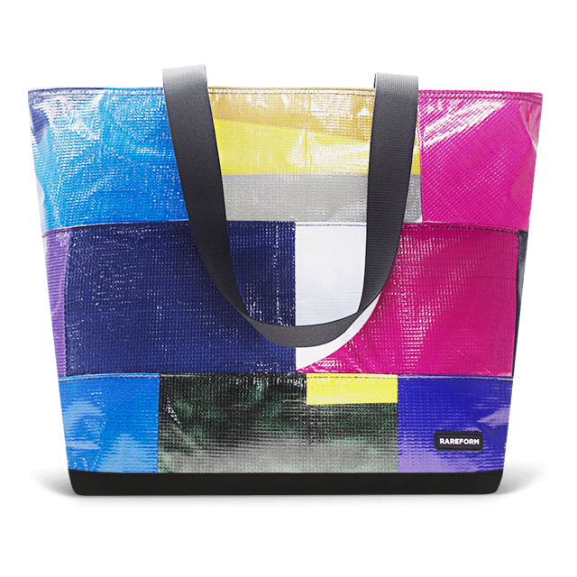 Patchwork Zippered Blake Tote