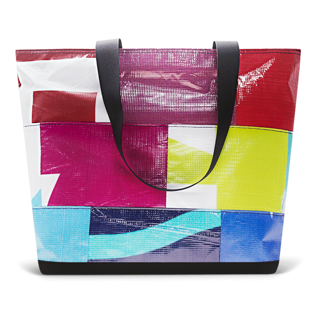 Patchwork Zippered Blake Tote