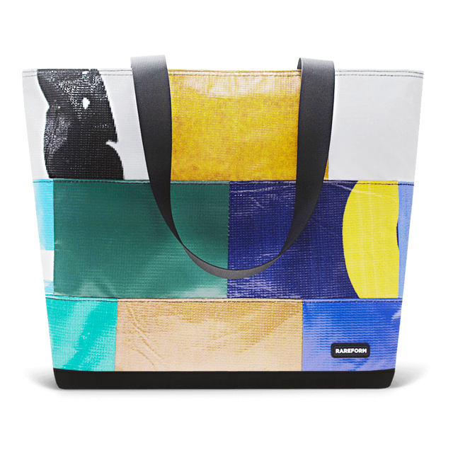 Patchwork Zippered Blake Tote