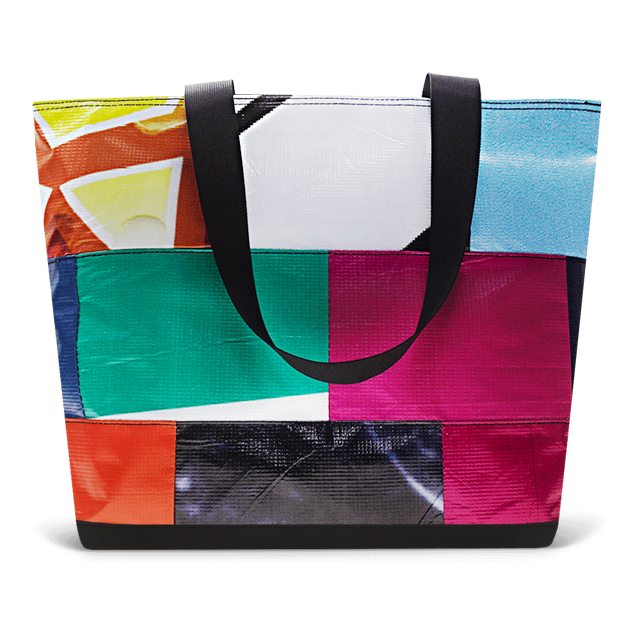 Patchwork Zippered Blake Tote