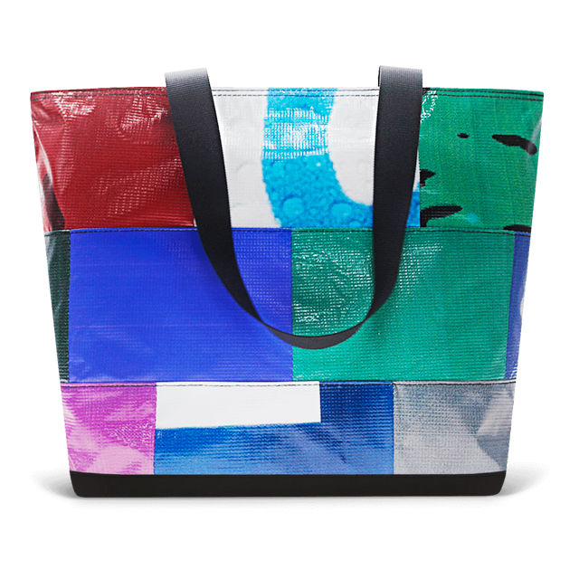 Patchwork Zippered Blake Tote
