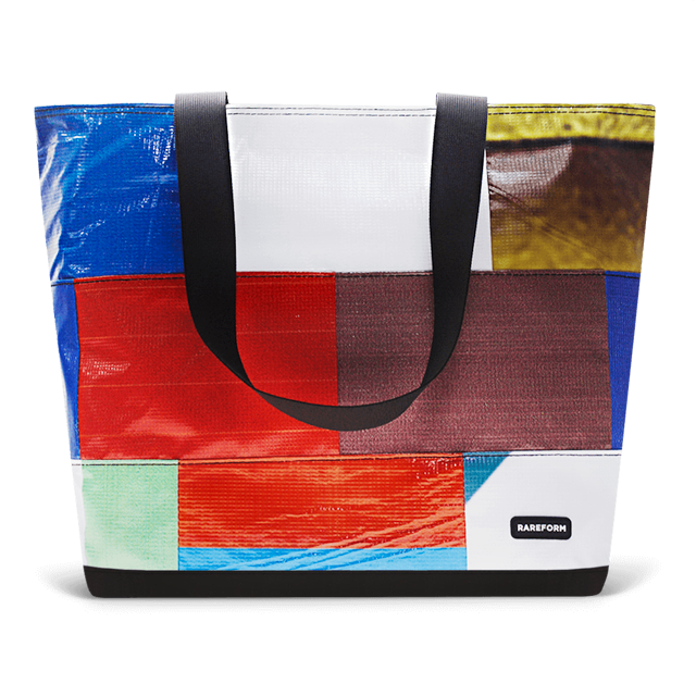 Patchwork Zippered Blake Tote