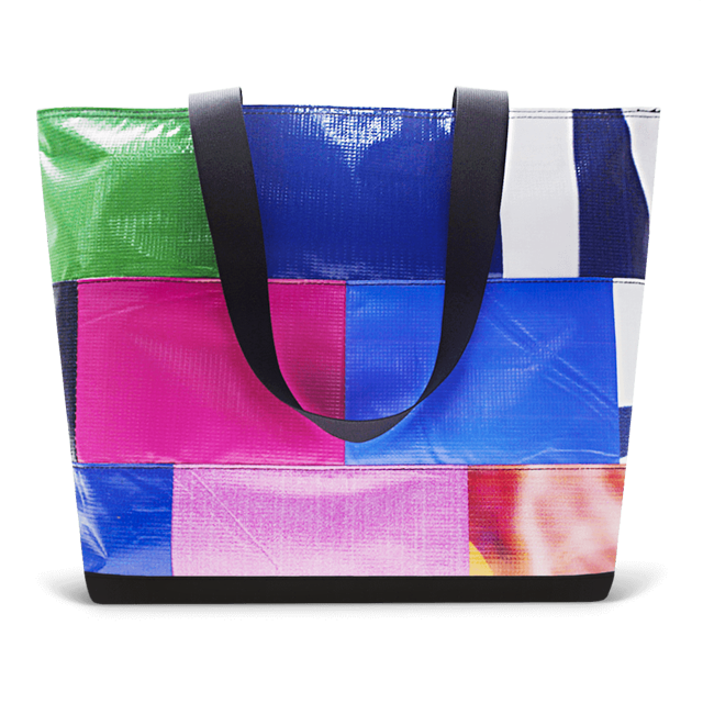 Patchwork Zippered Blake Tote
