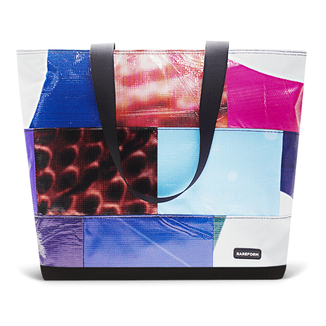 Patchwork Zippered Blake Tote