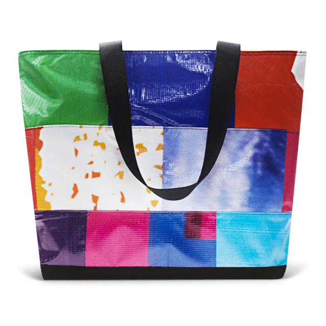 Patchwork Zippered Blake Tote
