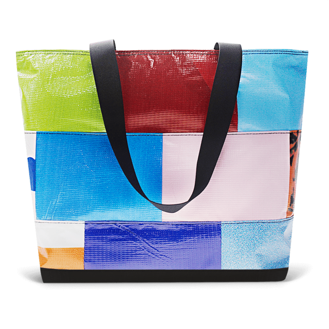 Patchwork Zippered Blake Tote