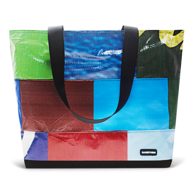 Patchwork Zippered Blake Tote