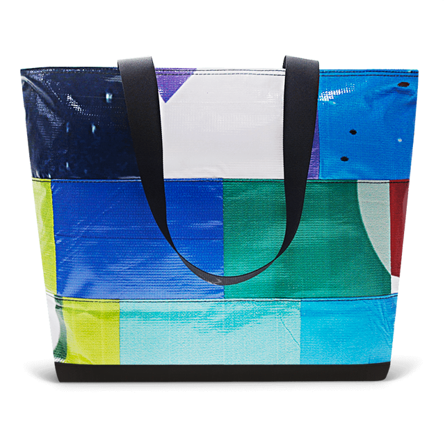 Patchwork Zippered Blake Tote