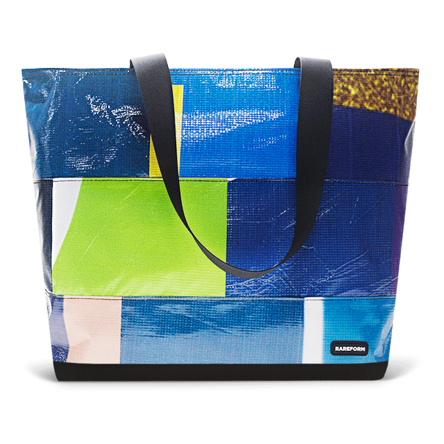 Patchwork Zippered Blake Tote