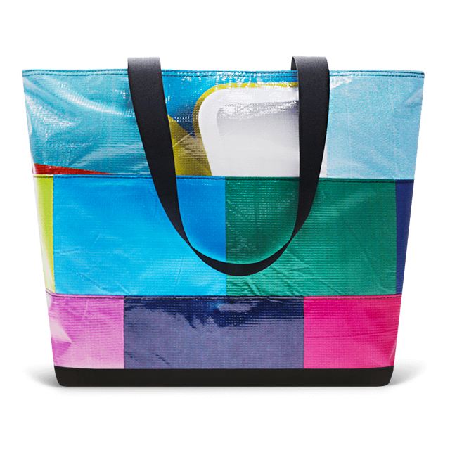 Patchwork Zippered Blake Tote