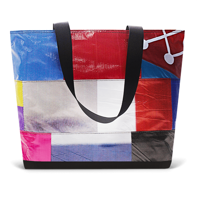 Patchwork Zippered Blake Tote