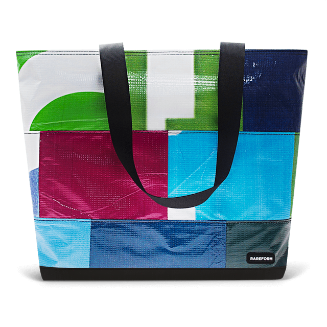 Patchwork Zippered Blake Tote