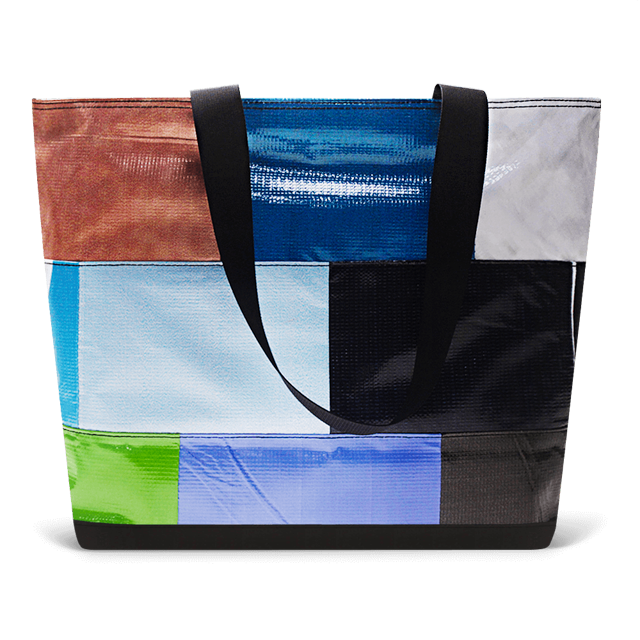 Patchwork Zippered Blake Tote