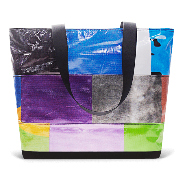 Patchwork Zippered Blake Tote