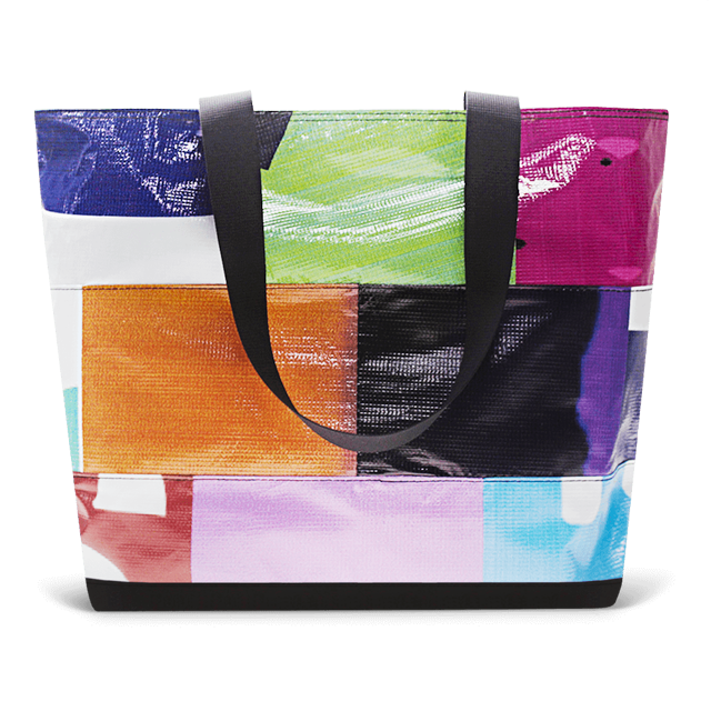 Patchwork Zippered Blake Tote