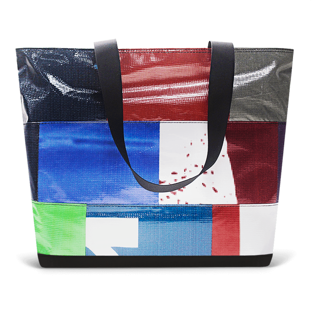 Patchwork Zippered Blake Tote