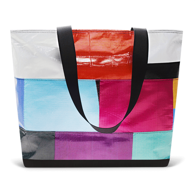 Patchwork Zippered Blake Tote