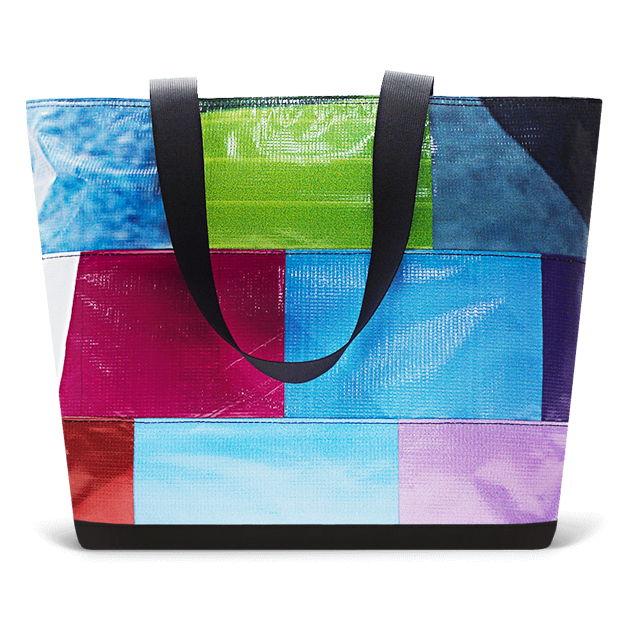 Patchwork Zippered Blake Tote