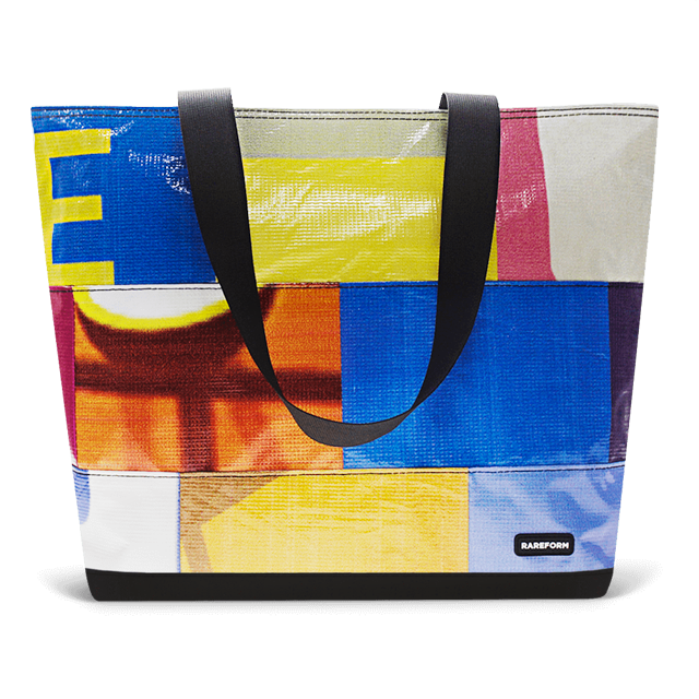 Patchwork Zippered Blake Tote