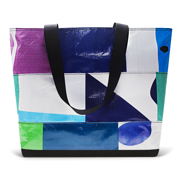 Patchwork Zippered Blake Tote
