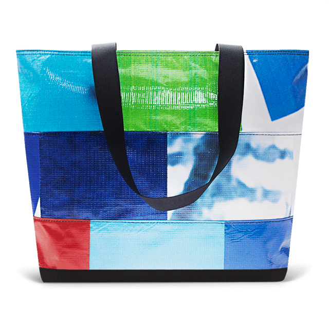 Patchwork Zippered Blake Tote