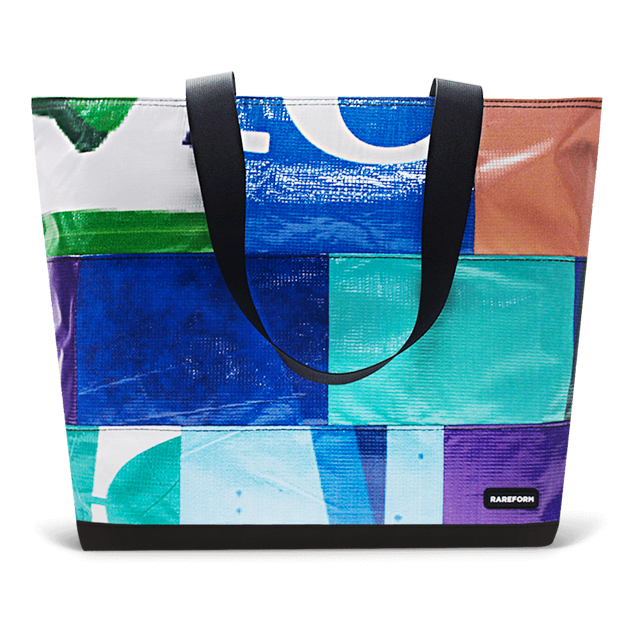 Patchwork Zippered Blake Tote