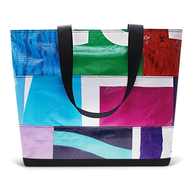 Patchwork Zippered Blake Tote