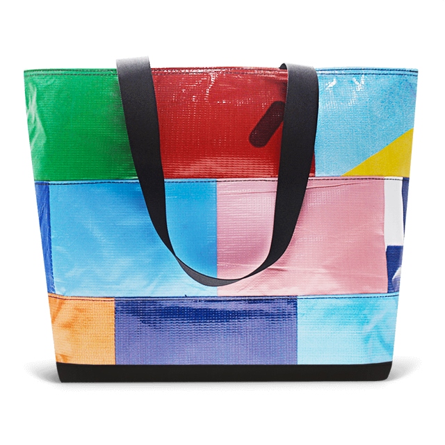 Patchwork Zippered Blake Tote