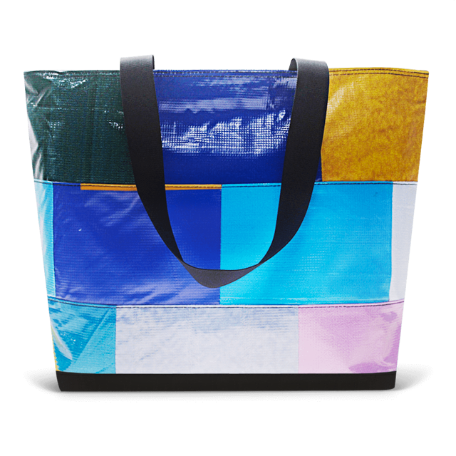 Patchwork Zippered Blake Tote