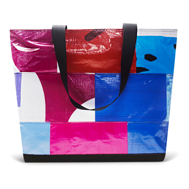 Patchwork Zippered Blake Tote