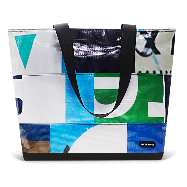 Patchwork Zippered Blake Tote