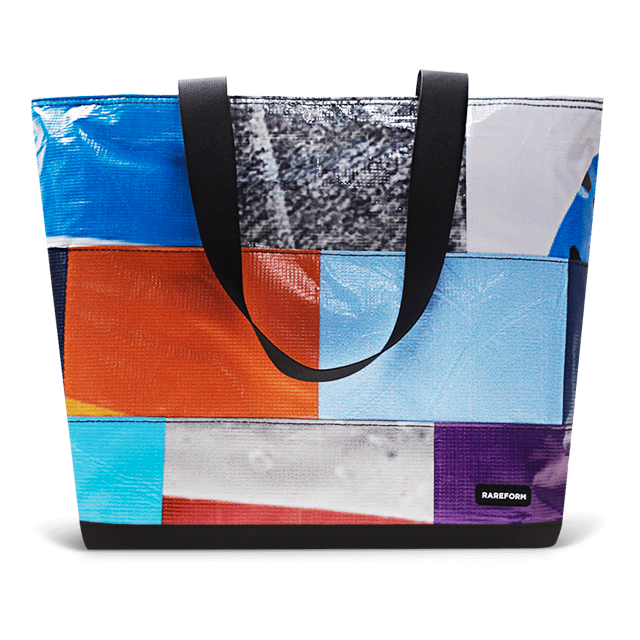 Patchwork Zippered Blake Tote
