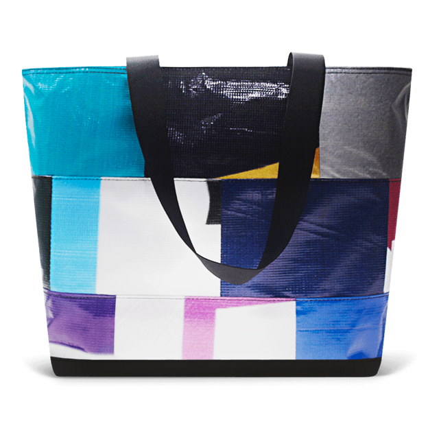 Patchwork Zippered Blake Tote