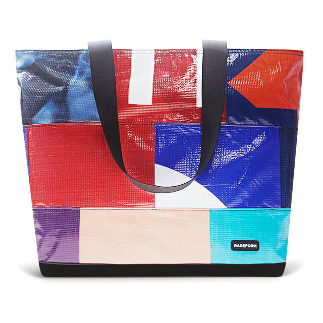 Patchwork Zippered Blake Tote