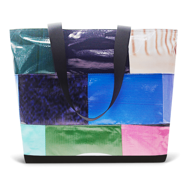 Patchwork Zippered Blake Tote