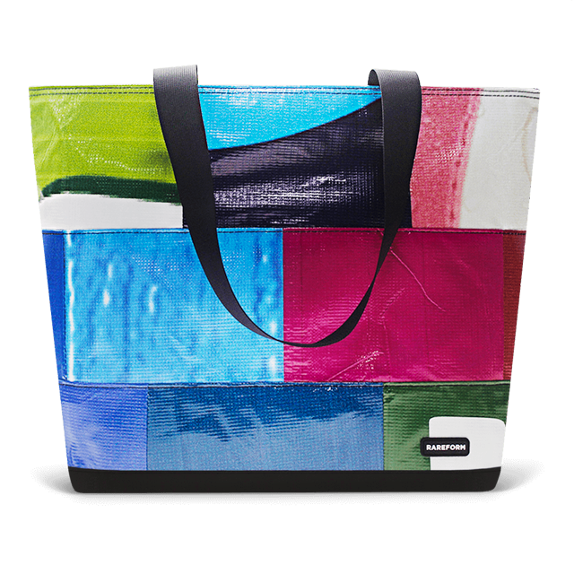Patchwork Zippered Blake Tote