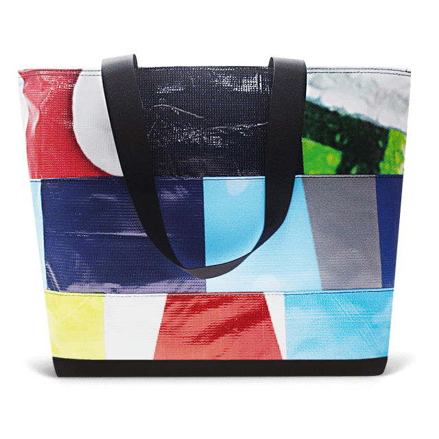 Patchwork Zippered Blake Tote