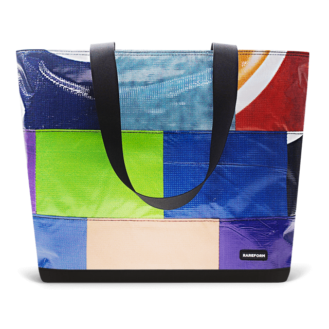 Patchwork Zippered Blake Tote
