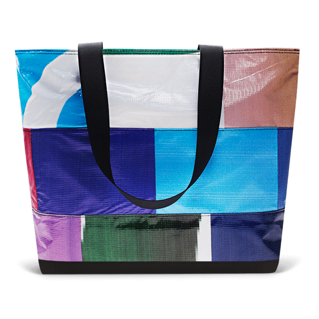 Patchwork Zippered Blake Tote