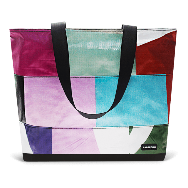Patchwork Zippered Blake Tote