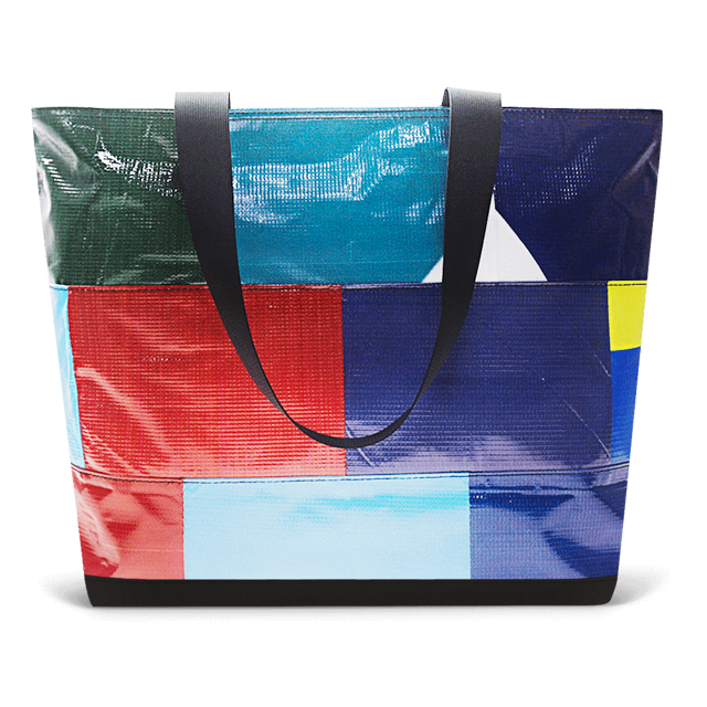 Patchwork Zippered Blake Tote