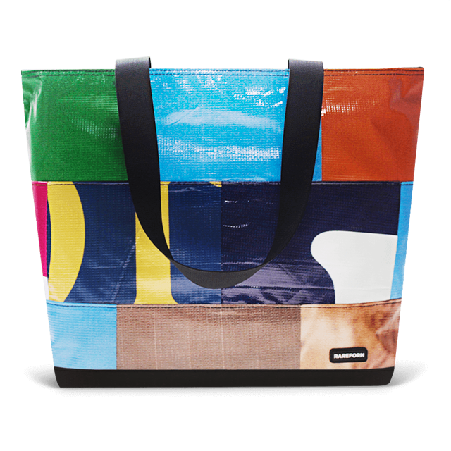 Patchwork Zippered Blake Tote