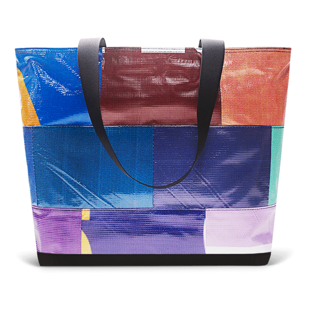Patchwork Zippered Blake Tote
