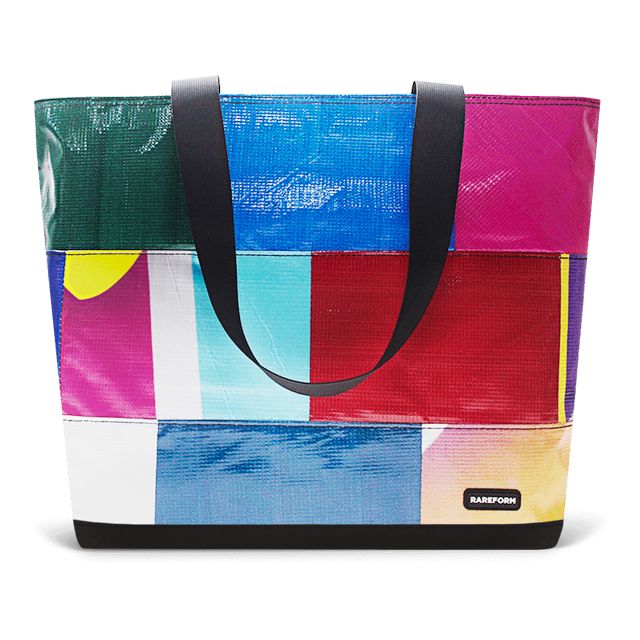 Patchwork Zippered Blake Tote