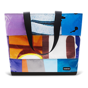 Patchwork Zippered Blake Tote