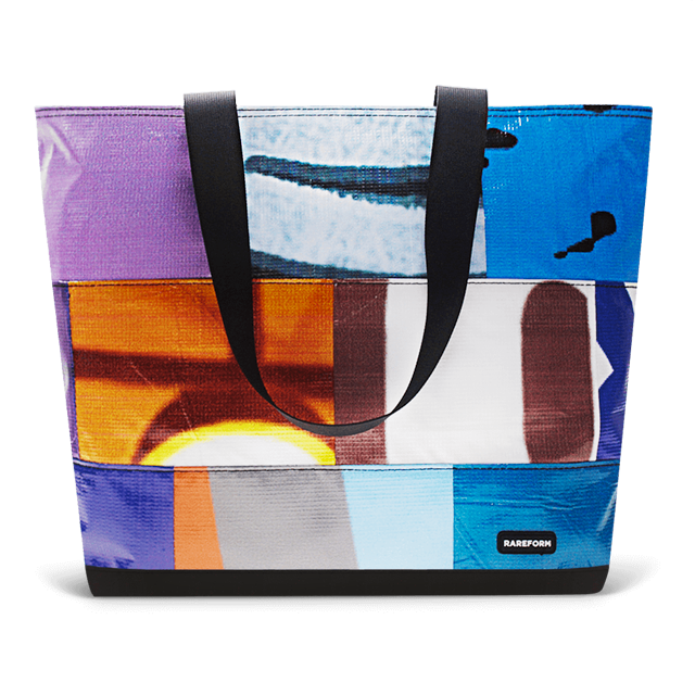 Patchwork Zippered Blake Tote